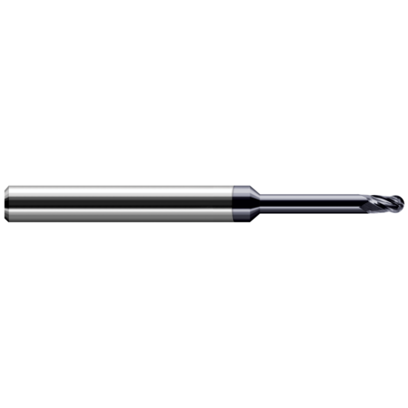 HARVEY TOOL End Mill for Medium Alloy Steels - Ball, 0.0780" (5/64), Number of Flutes: 4 56678-C3